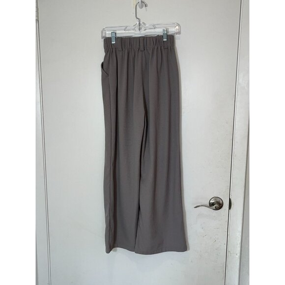 HALARA High Waisted Wide-Leg Pants XS Regular Gray Polyester Elastane - Picture 5 of 10